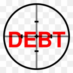 Debt Destruction Clip Art - Vector Clip Art No Debt Clipart Png,Destruction Png