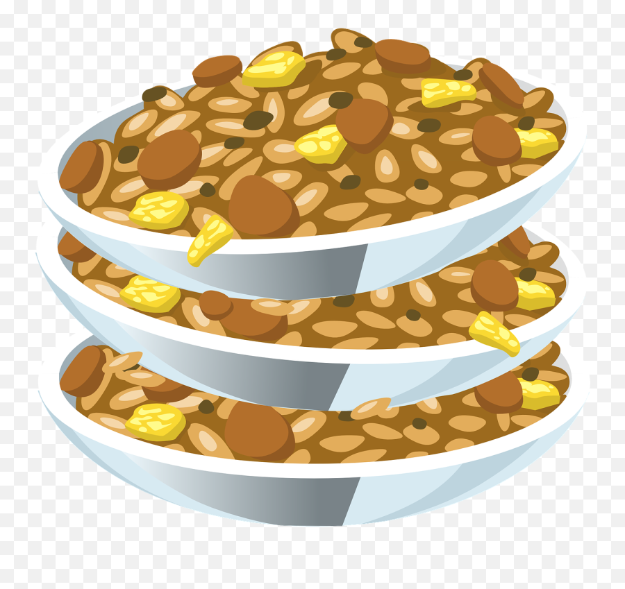 Rice Beans Plates - Free Vector Graphic On Pixabay Left Over Food Clipart Png,Dishes Png