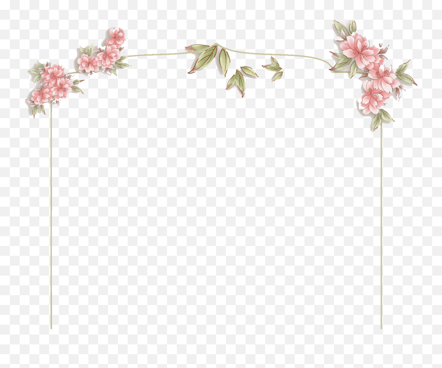 Download Flower Angle Petal Frame Material Design Pattern Hq Png Floral