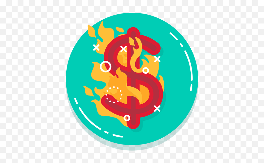 Dollar Burn Rate Icon - Emblem Png,Burn Png