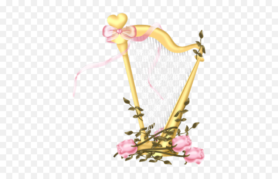 Free Harpist Cliparts Download Clip Art - Harpe Png Transparent,Harp Png