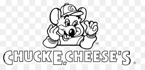 Chuck E Cheese Clipart Black And White - Chuck E Cheese Coloring Pages Png,Chuck E Cheese Png