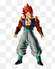 Adult Gotenks Super Saiyan 4 - Adult Gotenks Super Saiyan 4 Png,Gotenks Png