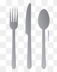 Library Of Clip Download Spoon And Fork - Knife Clipart png