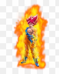 Goku Super Saiyan God Aura - Goku Super Saiyan God Aura Png,Super Saiyan Aura Png