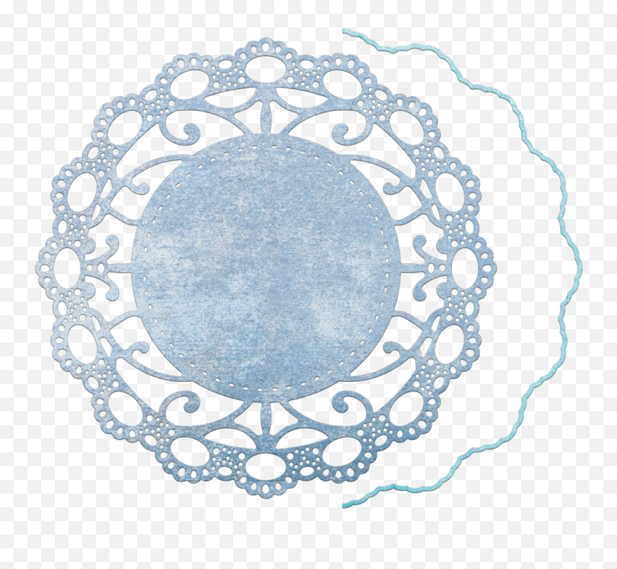 Download Ankara Lace Doily With Angel Wing Die Suaje De - Circle Png,Doily Png