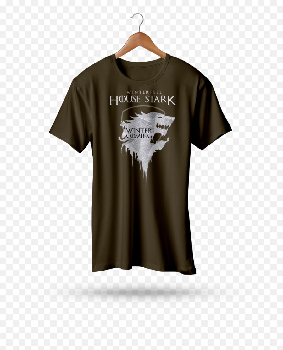 House Stark T - Shirt By Ilïas On Dribbble Messi Printed T Shirts Png,House Stark Png
