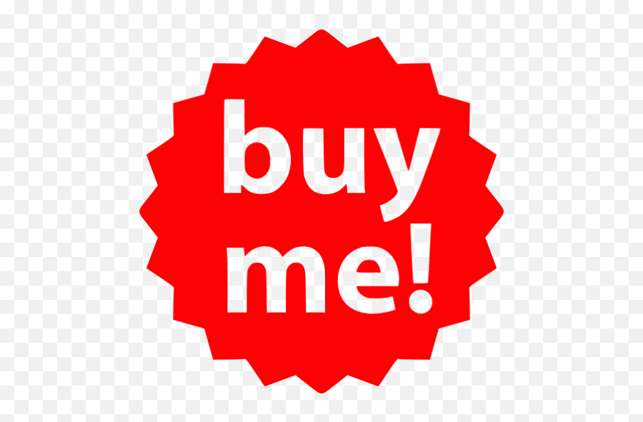 Red Buy Me Badge Icon - Free Red Badge Icons Buy Me Sign Png,Buy Png