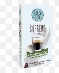 Dolce Vita Supremo 1 X 10 Capsules - Cuban Espresso Png,Dolce & Gabbana Logo