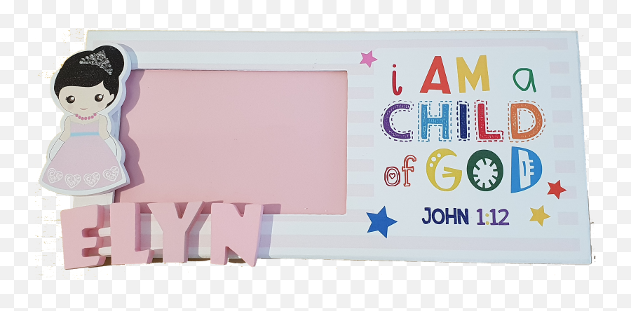 Child Of God Photo Frame Name Plate - Tm Racing Png,Name Plate Png