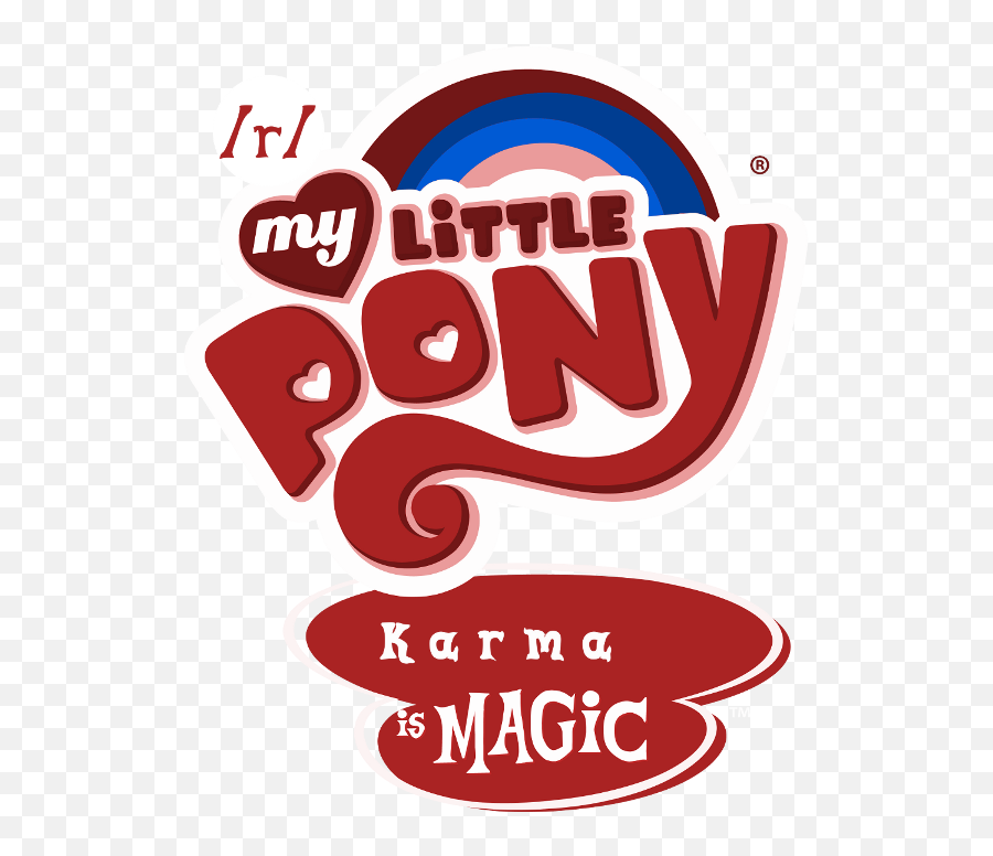 Download Hd Karma Logo Edit My Little Pony - Graphic Design Png,My Little Pony Logo