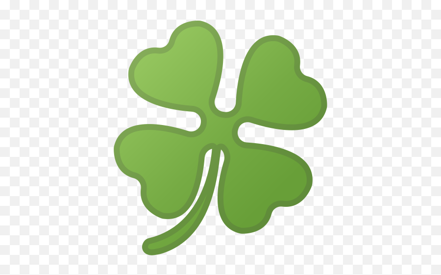 Four Leaf Clover Icon - Emoji Trefle Png,4 Leaf Clover Png