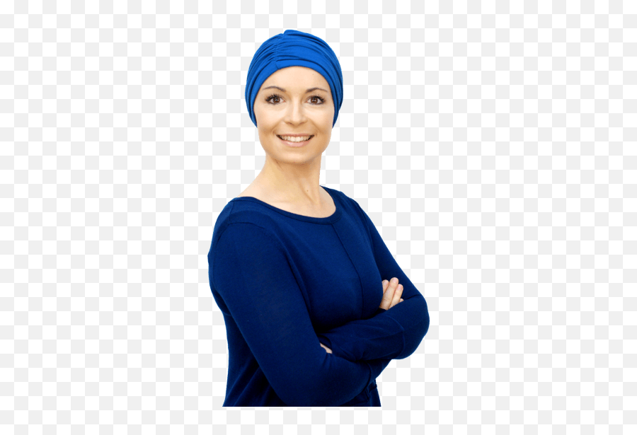 Blue Turbans For Hair Loss With Shape - Turban Png,Turban Transparent