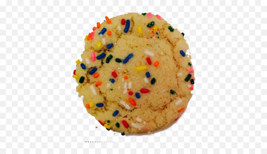 Sugar Cookie With Sprinkles - Cookie Png,Sugar Cookie Png