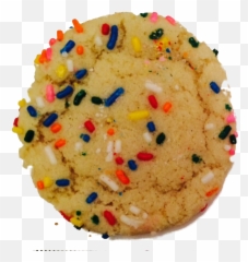 Sugar Cookie With Sprinkles - Cookie Png,Sugar Cookie Png