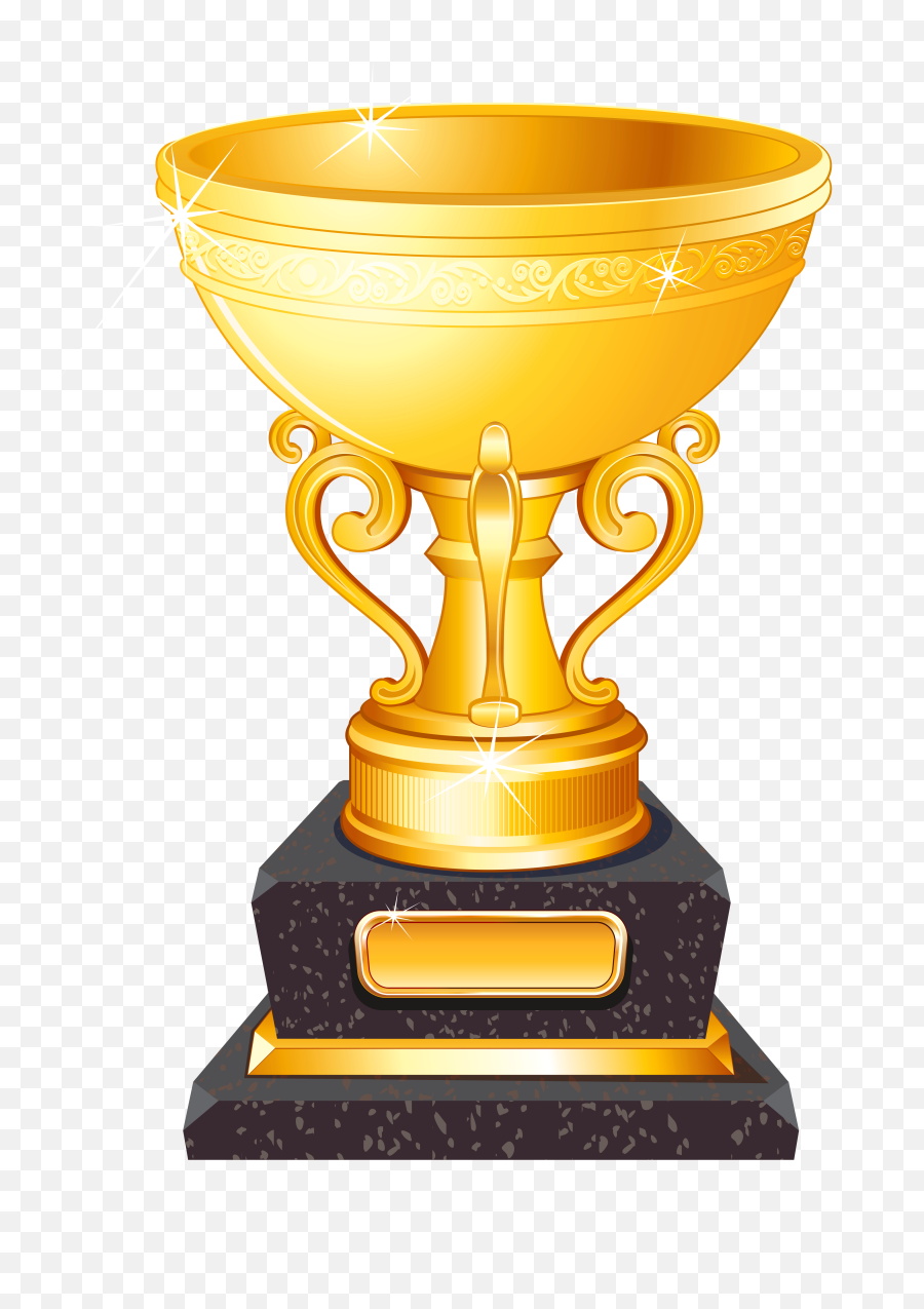 Golden Cup Trophy Png Clipart Picture - Football Cup Png,Trophies Png