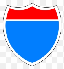 Interstate Highway Sign Png Download - Football Club Logo Template,Highway Sign Png