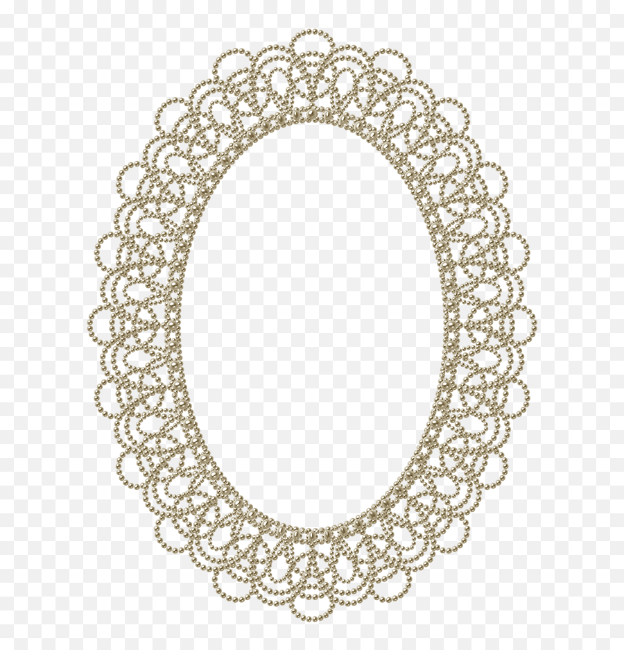 Download Pearls In Lace Frames - Circle Hd Png Download Circle,Lace Circle Png