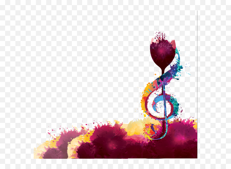 Download Colorful Border And Music Note - Illustration Colorful Border Of Musical Notes Png,Music Border Png
