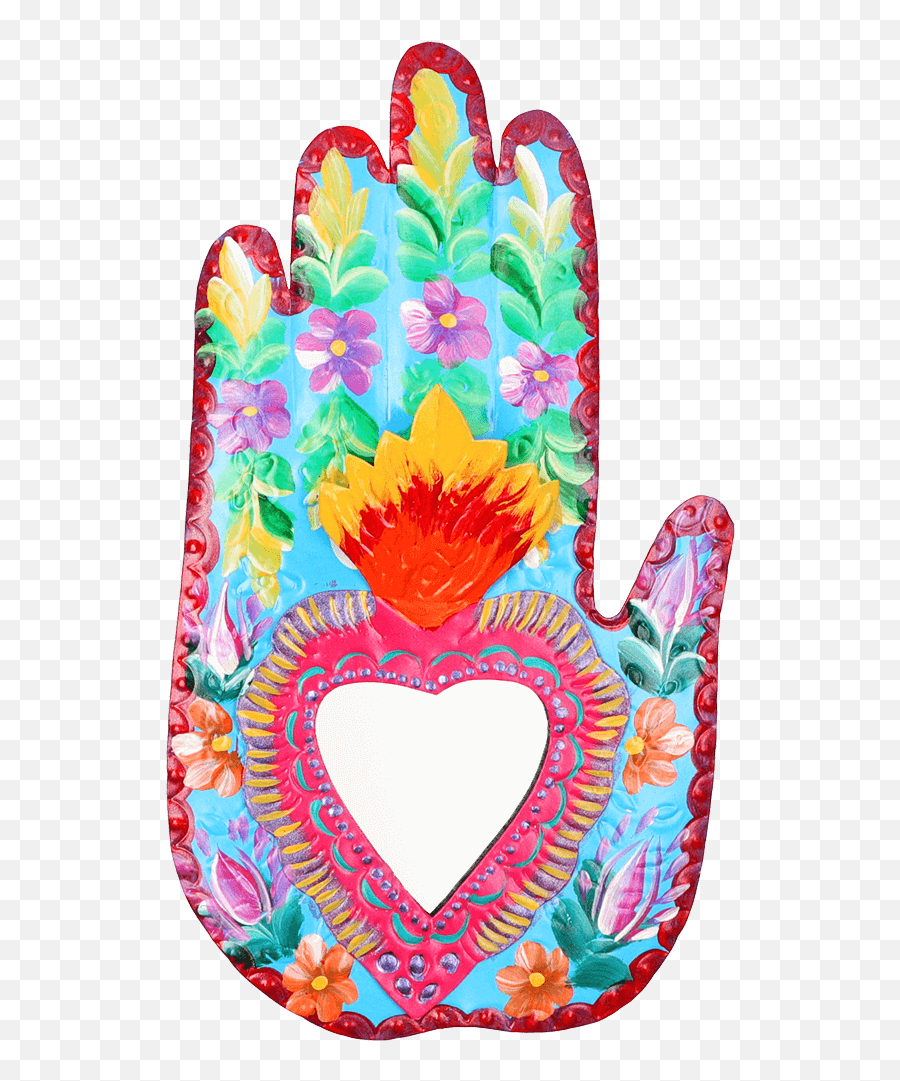 Floral Maxi Hand Mirror - Creative Arts Png,Hand Mirror Png