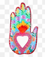 Floral Maxi Hand Mirror - Creative Arts Png,Hand Mirror Png