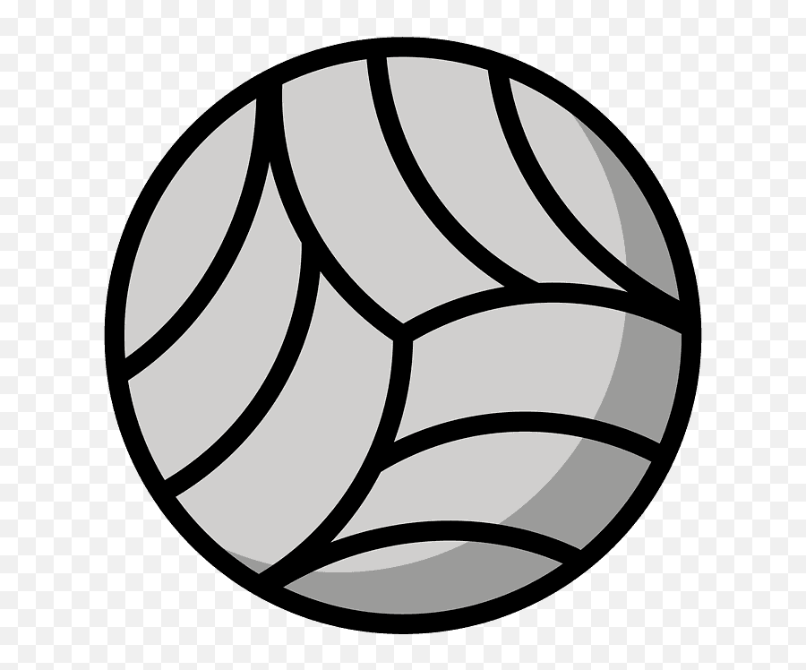 Download Volleyball Emoji Clipart - Line Art Hd Png Volleyball And Basketball Black And White,Volleyball Clipart Transparent Background