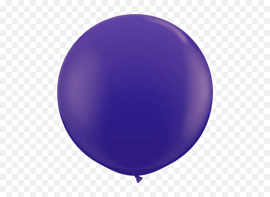 Large Round Purple Giant Balloon 120 Cm - Balloon Png,Purple Balloons Png