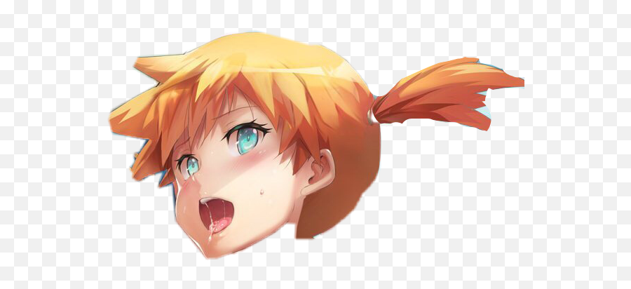 Ahegao Hentai Tongue Misty Sticker By Cum Eater Png Face