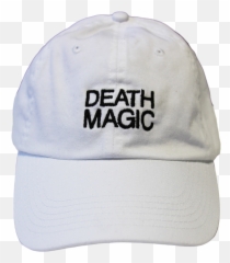 Death Magic Dad Hat White - For Baseball Png,Magic Hat Png