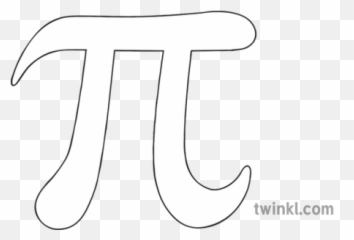 Pi Symbol Maths Secondary Bw Rgb Illustration - Twinkl Dot png