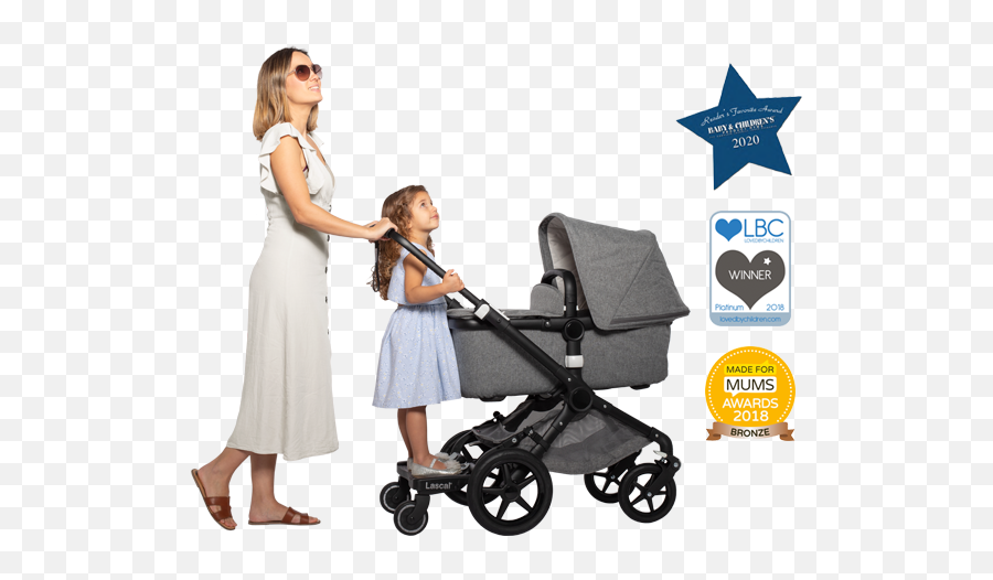 Buggyboard Maxi By Lascal Ltd - Comfort Png,Stroller Png