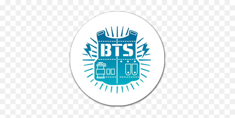 Bts Bullet Proof Blue Pop Holder - Bts Logo Blue Png,Bts Transparent