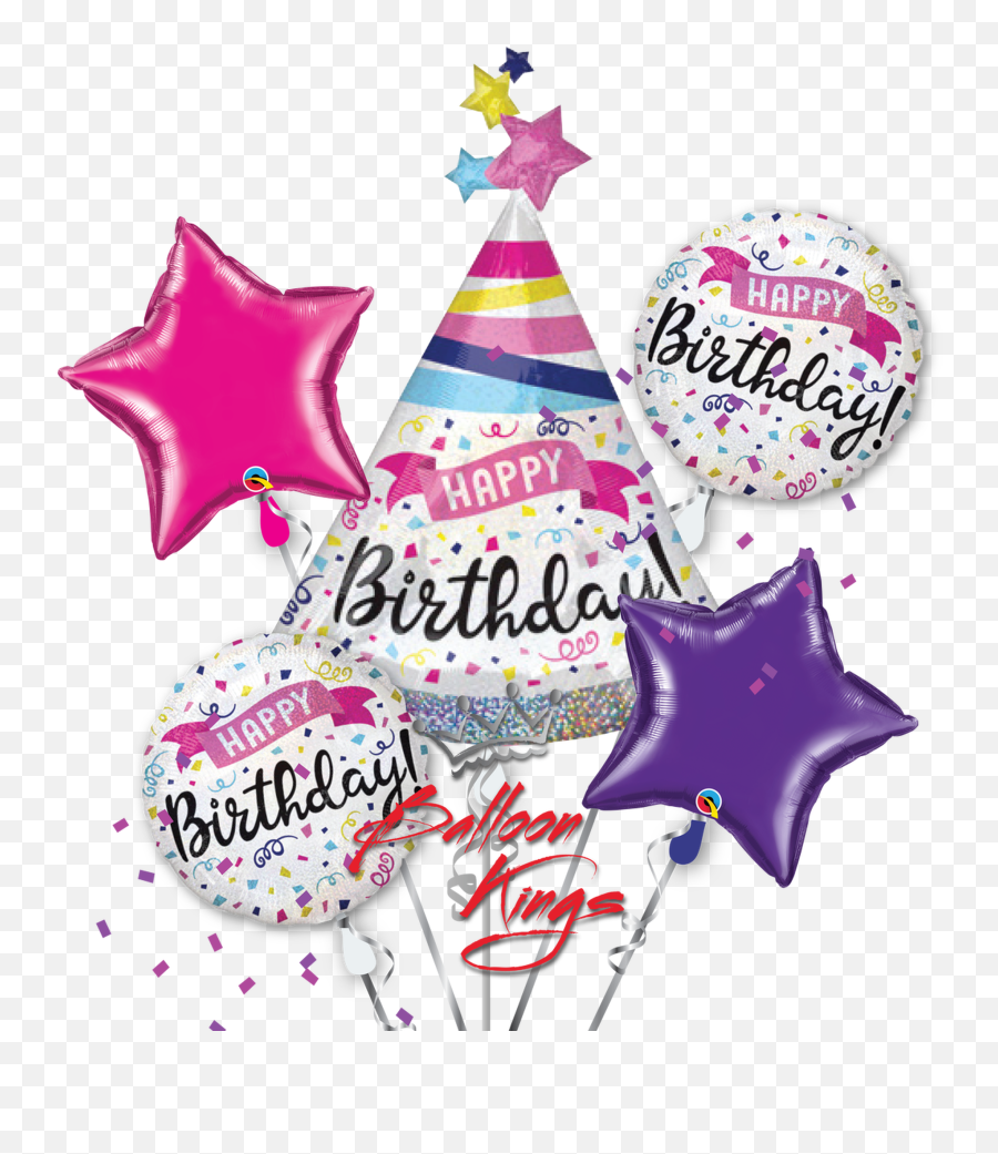 Hb Party Hat Bouquet Png Happy Birthday