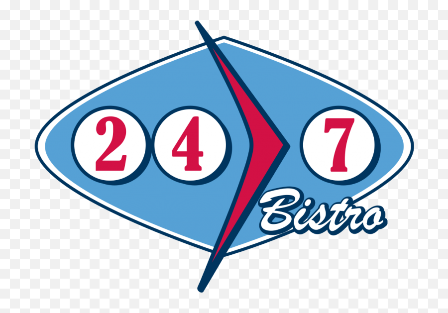 Bistro - 24 7 Diner Png,24/7 Logo