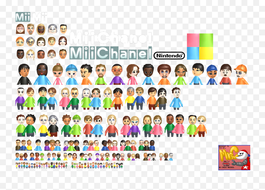 Full Sized Image Wii Menu Banner - Nintendo Wii Mii Channel Png,Wii Logo Png