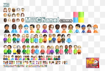 Full Sized Image Wii Menu Banner - Nintendo Mii Channel png