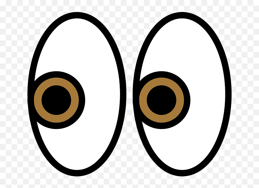Eyes Emoji Clipart Free Download Transparent Png Creazilla - Ojos Emoji,Eye Emoji Png