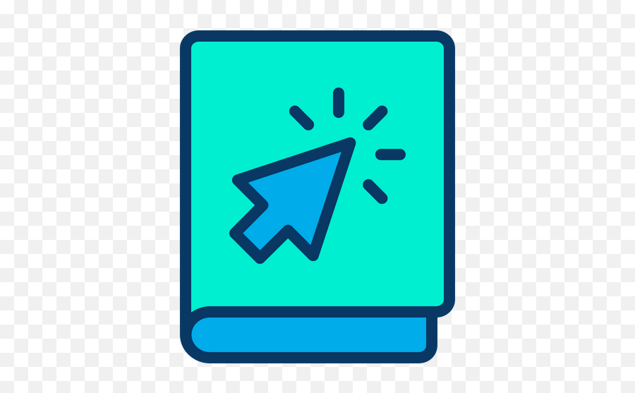 Click Book Icon Of Colored Outline Style - Available In Svg Click Email Png Icon,Click Icon Png