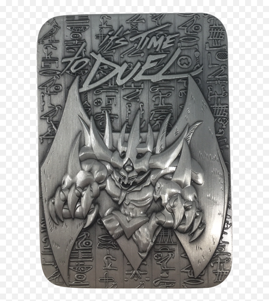 Yu - Gioh Limited Edition God Monster Metal Card Obelisk Yugioh Metal God Cards Png,Yugioh Logo Transparent
