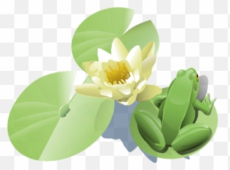 Lily Pad Frog - Princess And The Frog Stickers Png,Lily Pad Png