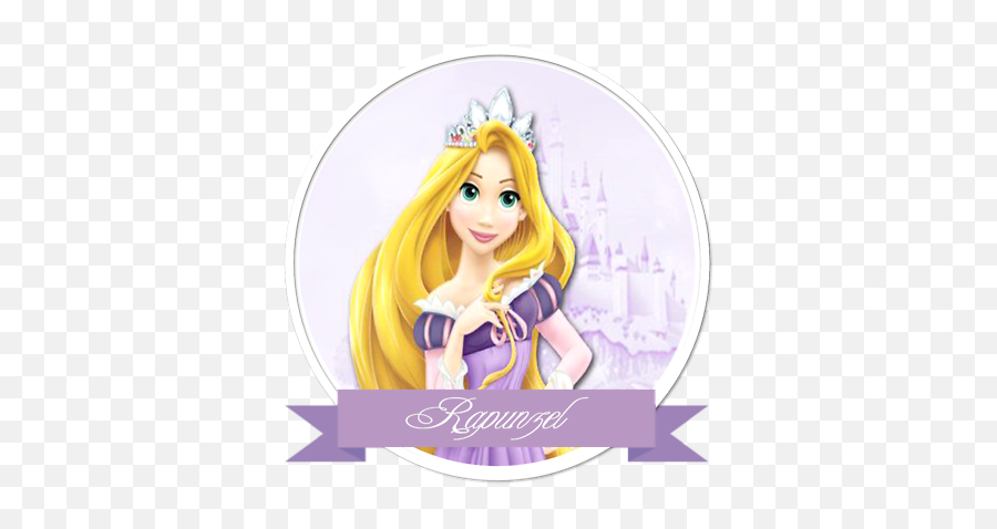 Pre - Cut Tangled Rapunzel Round Edible Icing Cake Topper Disney Princess Any One Png,Tangled Sun Png