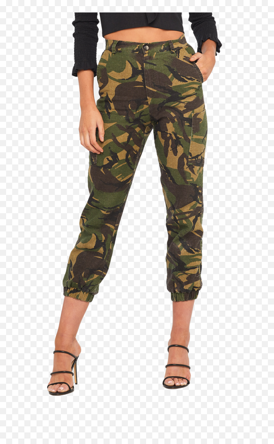 Safari Camo Pant Ladies Clothing U0026 Pants Bardot - Bardot Trinity Pleat Top Png,Camouflage Png