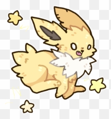 Top Pokemon Jolteon Stickers For - Jolteon Cute Gif Transparent Png,Jolteon Transparent