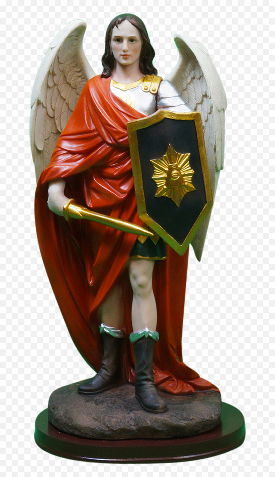 Archangel Michael Statue - Angel Png,Icon Of St Michael The Archangel