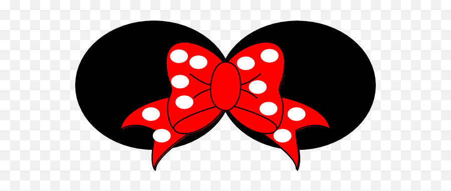 Minnie Mouse Ears Png Image - Minnie Bow With Ears,Minnie Mouse Face Png