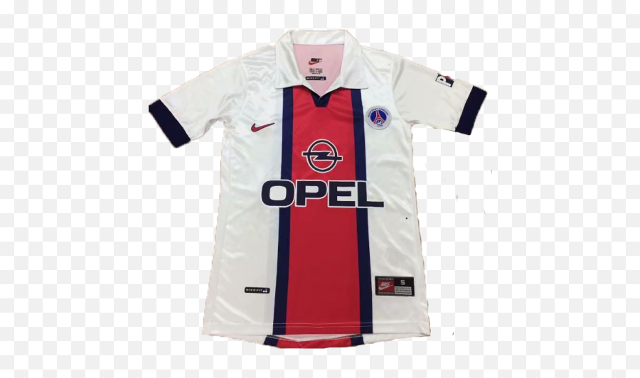 Eastysoccer 1998 Psg Home Retro Soccer Jersey Shirt - Retro Psg Jersey Png,Soccer  Jersey Png - free transparent png images 