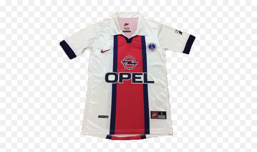 Eastysoccer 1998 Psg Home Retro Soccer Jersey Shirt - Retro Psg Jersey Png,Soccer Jersey Png