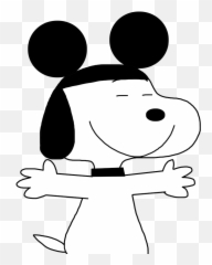 Download Mickey Mouse Ears Hat Png Clipart Transparent - Snoopy Mickey Mouse,Mickey Mouse Ears Png