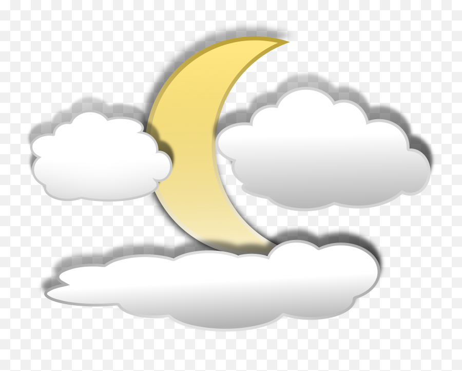 Moon Behind Clouds - Moon Png Image 93 Pngmix,Cartoon Cloud Transparent
