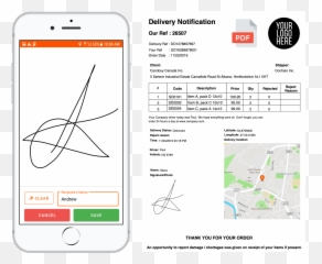Delivery Software Proof App Vehicle Tracking - Smartphone png
